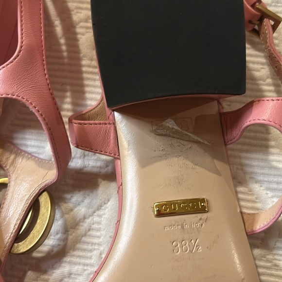 Gucci Wild Rose Charlotte Marmont Sandal. Nearly new. 38.5 - Picture 12 of 17
